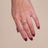 Rainbow Supernova | .925 Sterling Silver | Galaxy Glass Ring